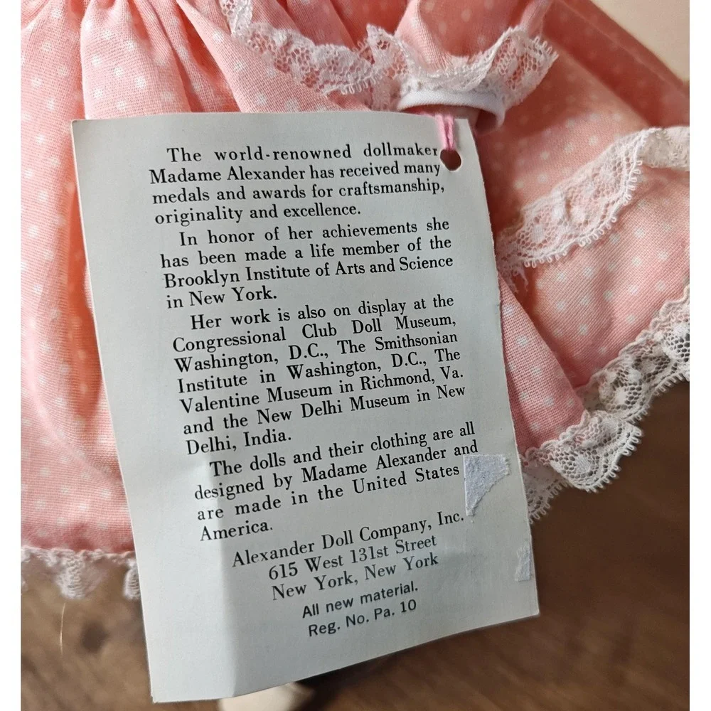 Vintage Madame Alexander Doll Rebecca 13